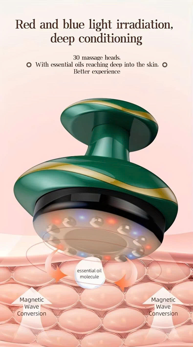 Universal Electric Massage Meridian Brush Body Dredging Vacuum Suction Cup Cupping Scraping Instrument Fat Burner Slimming