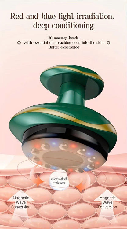 Universal Electric Massage Meridian Brush Body Dredging Vacuum Suction Cup Cupping Scraping Instrument Fat Burner Slimming